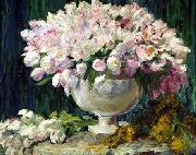 George Mosson Tulpen in einer Vase oil painting reproduction